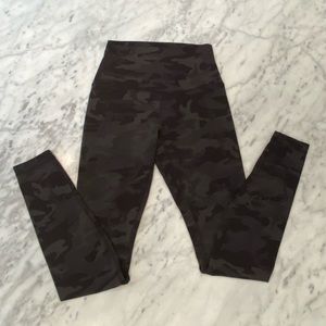 Camo Multi Gator Green Lululemon Aline Leggings 28
